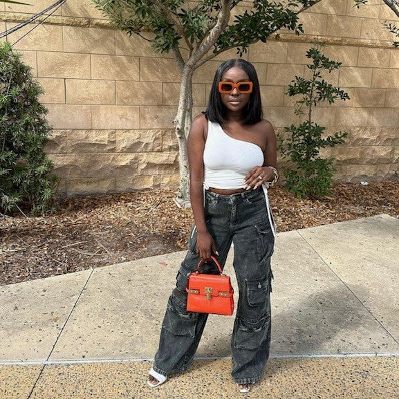 Retro Rectangle Sunglasses