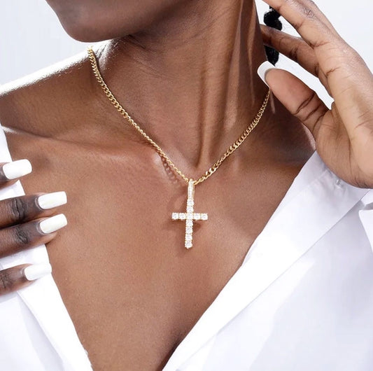 Diamond Cross Necklace
