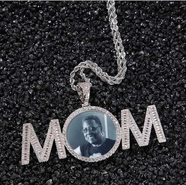 Custom Picture Pendant W/ Letters