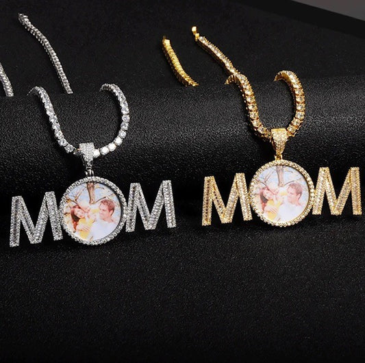 Custom Picture Pendant W/ Letters