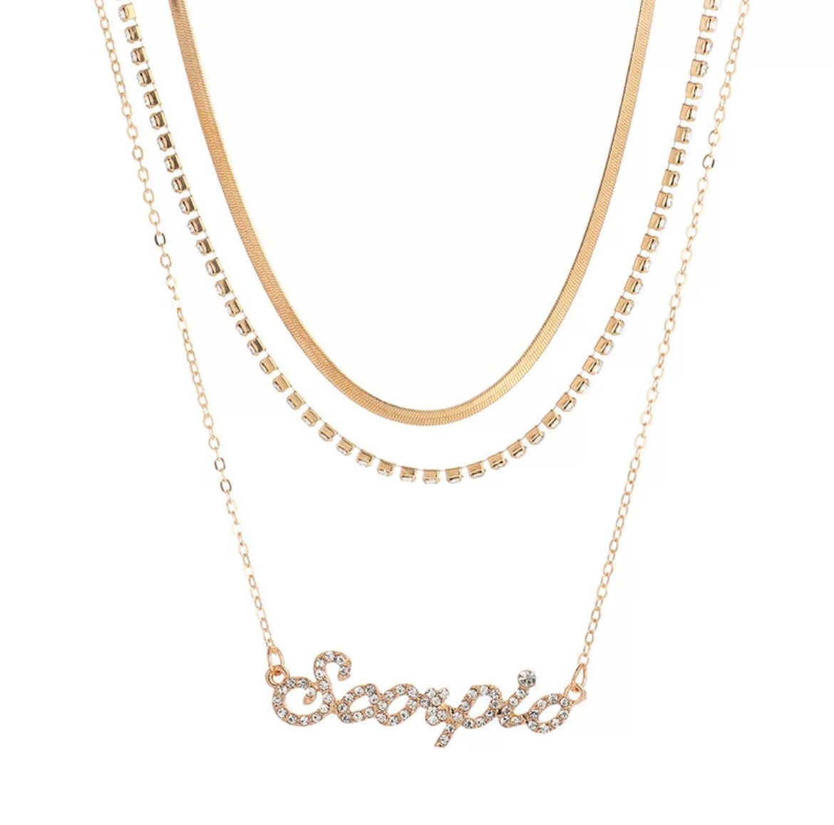 Layered Zodiac Necklace