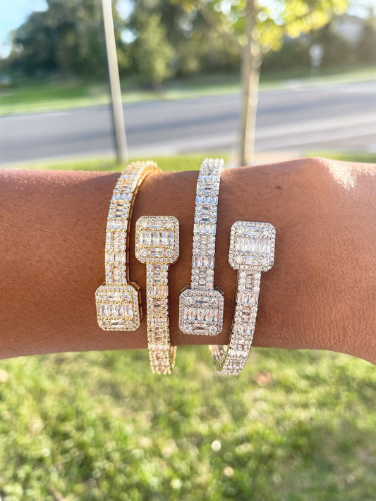 Baguette Square Bangle