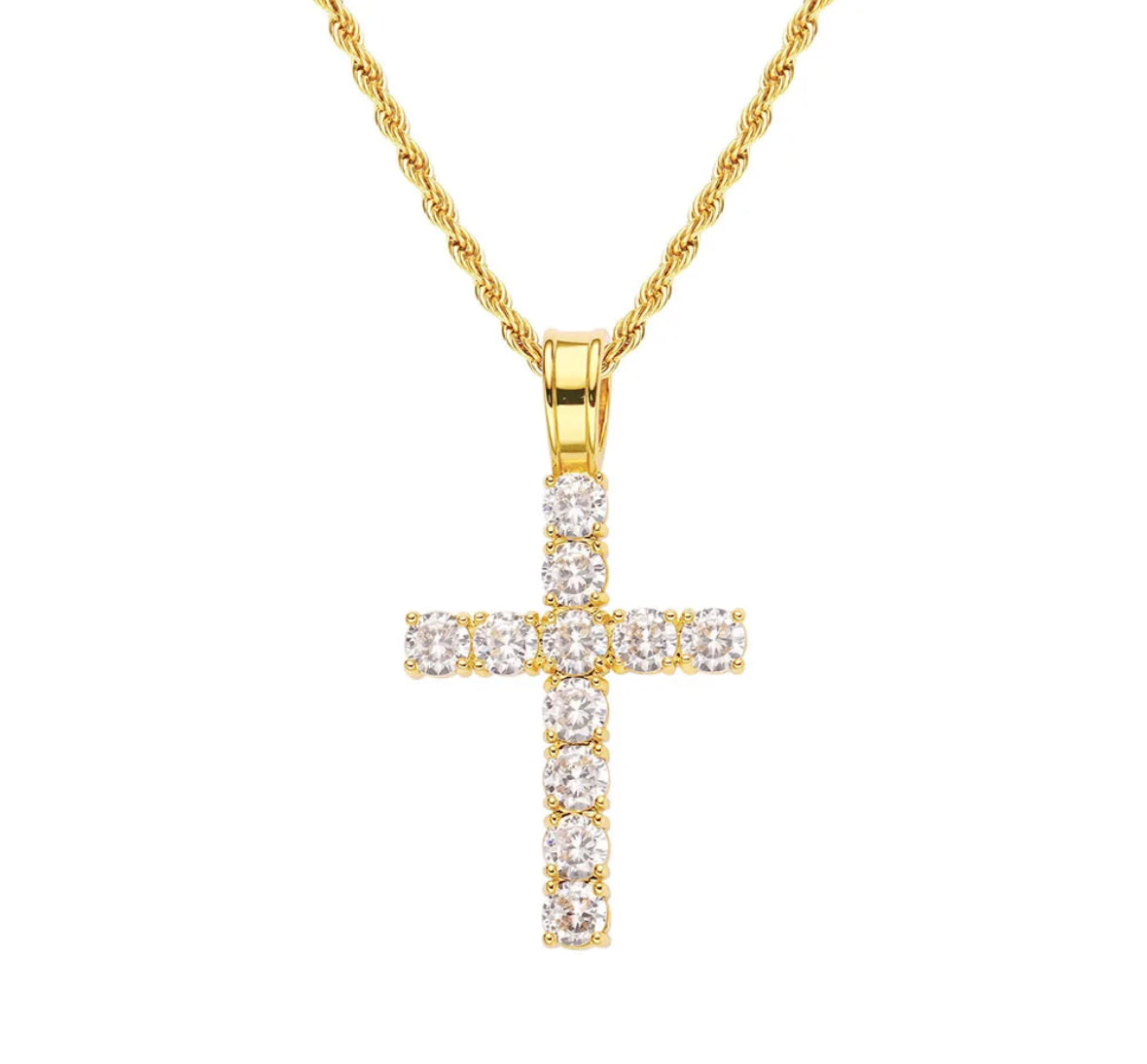 Diamond Cross Necklace