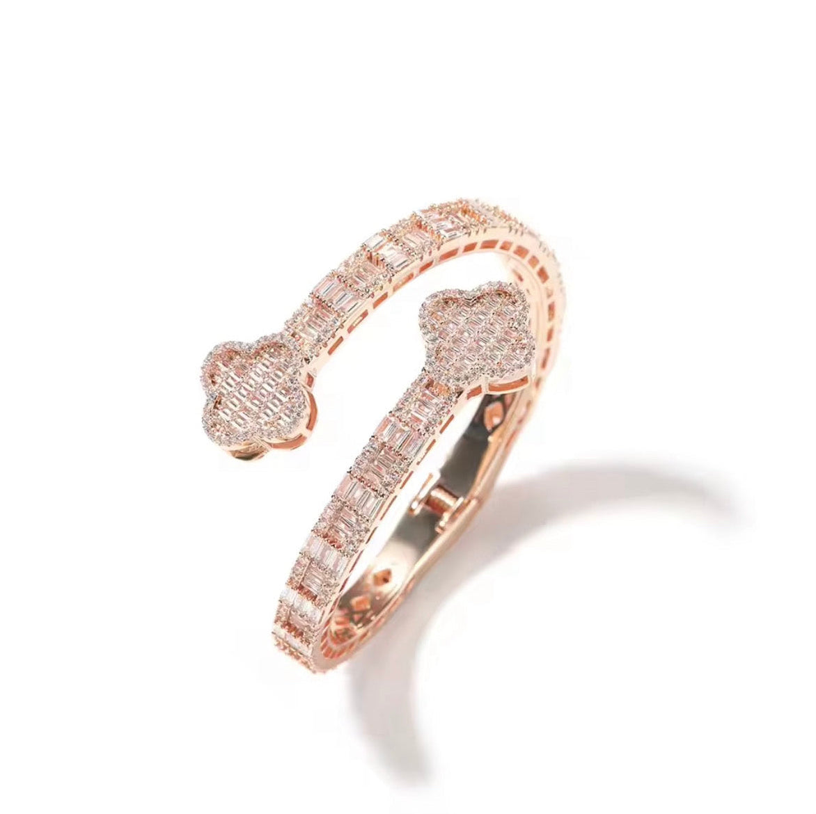 Baguette Lucky Clover Bracelet