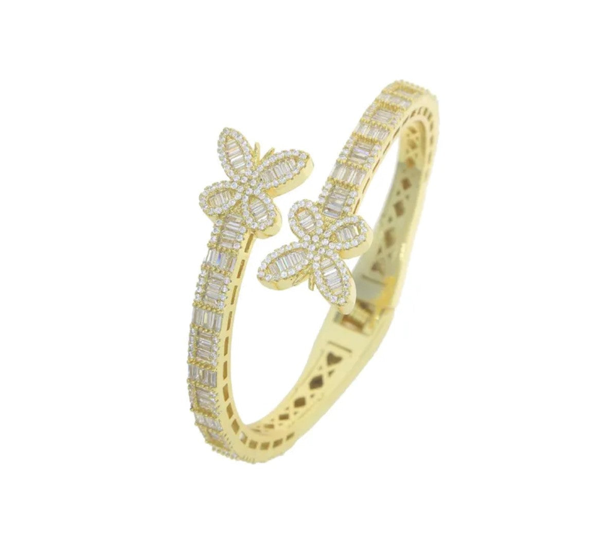 Baguette Butterfly Bracelet