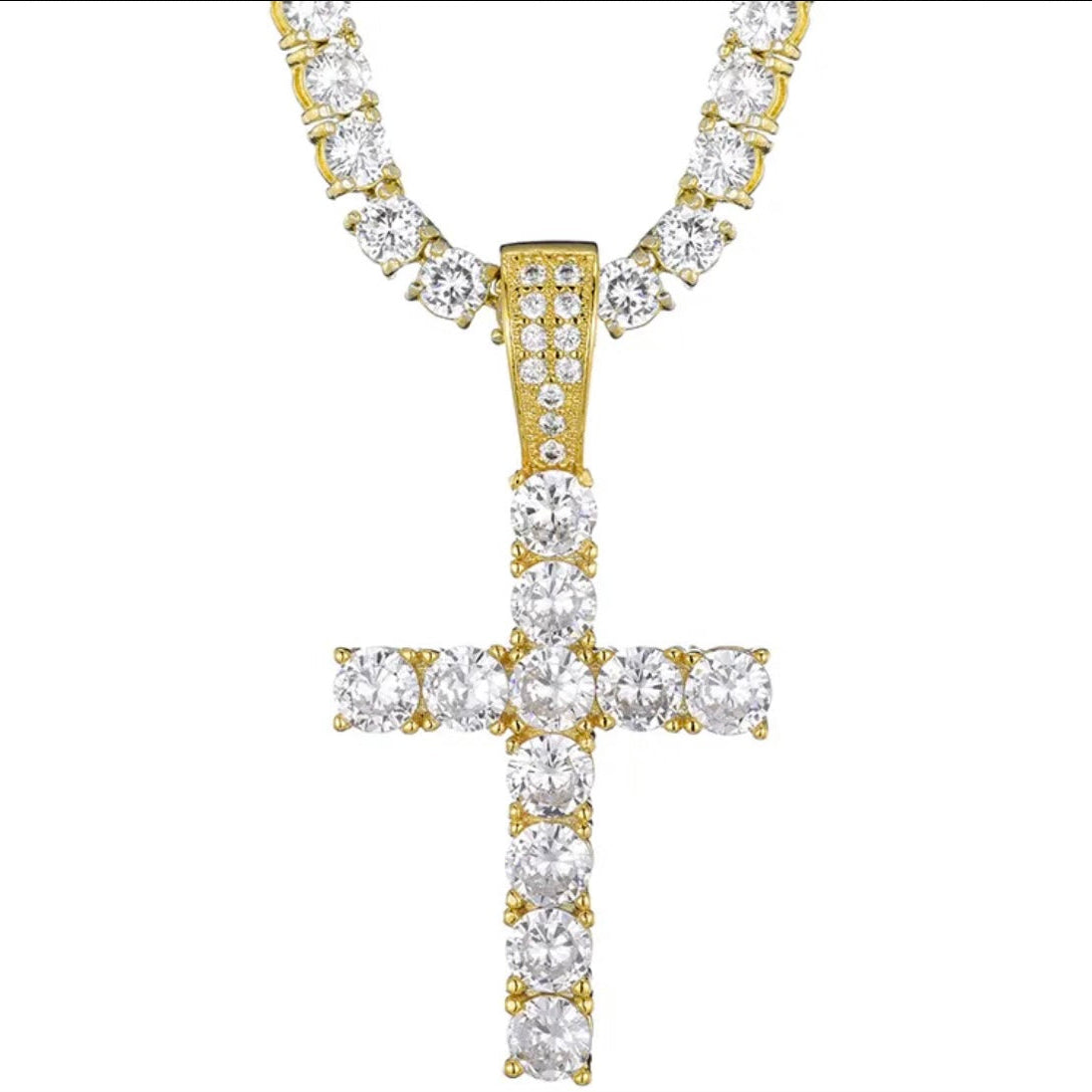 Diamond Cross Necklace