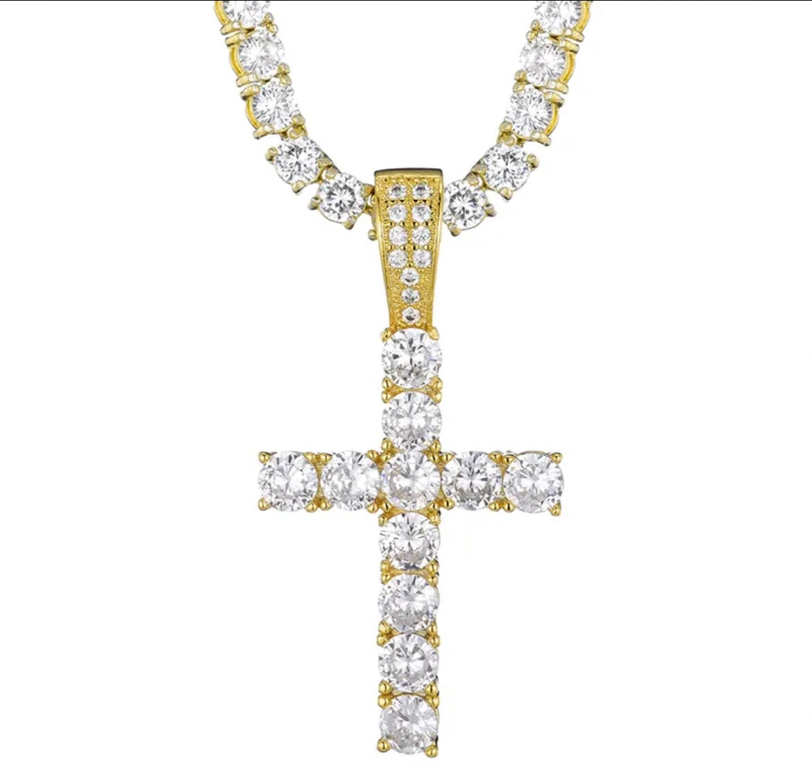 Diamond Cross Necklace