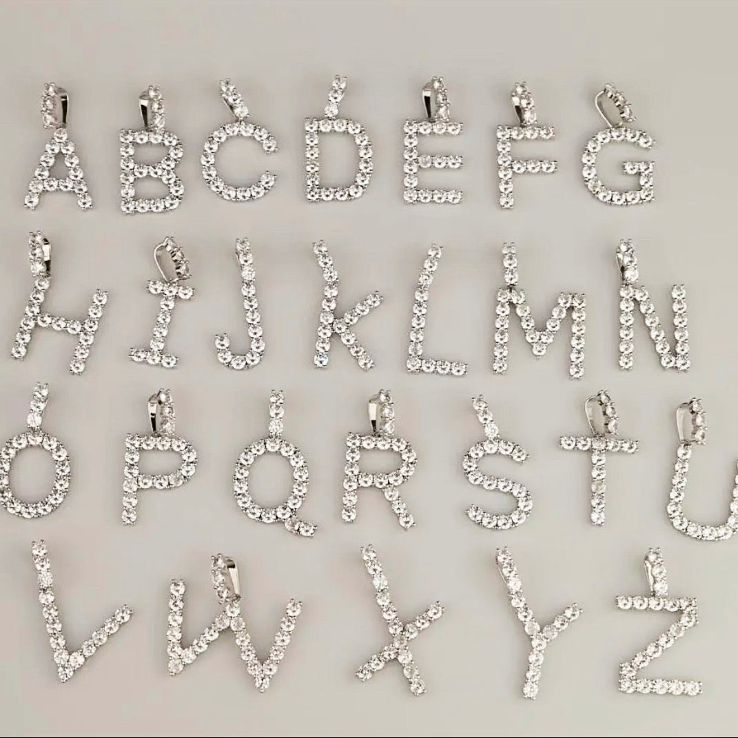 Initial Spark Necklace