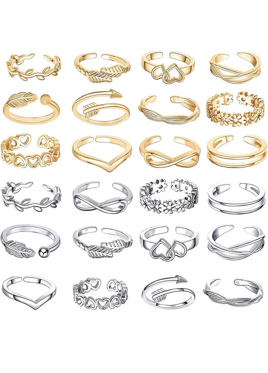 Chic Toe Rings