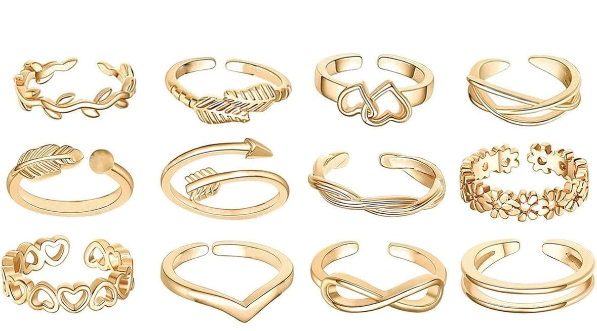 Chic Toe Rings