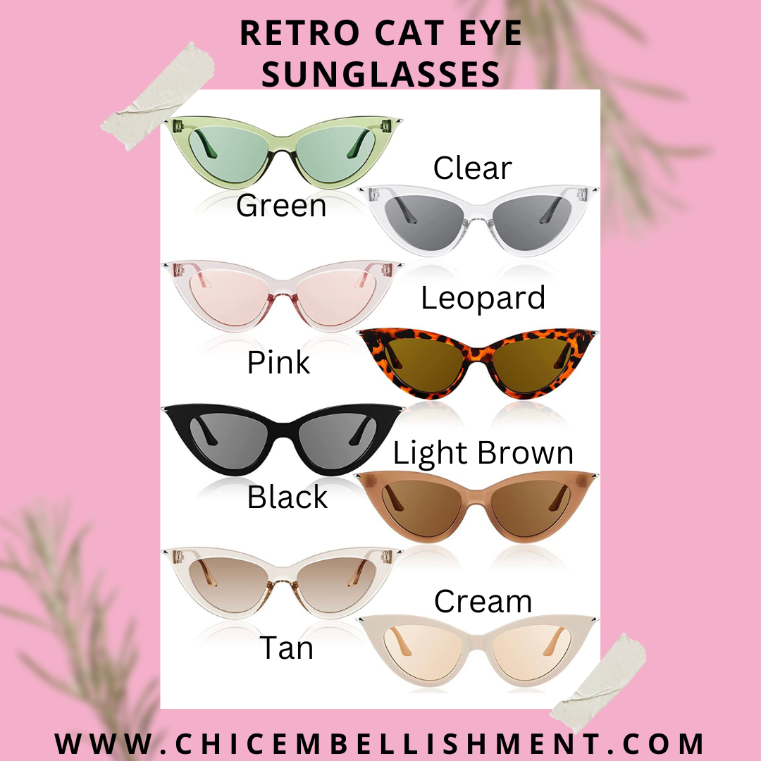 Retro Cat Eye Sunglasses