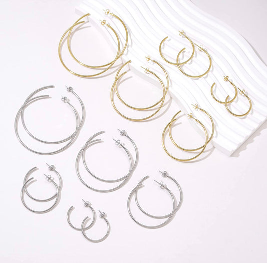 Chic Hoop Earrings