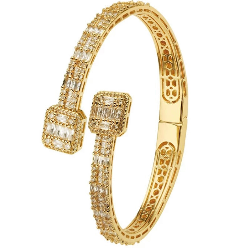 Baguette Square Bangle