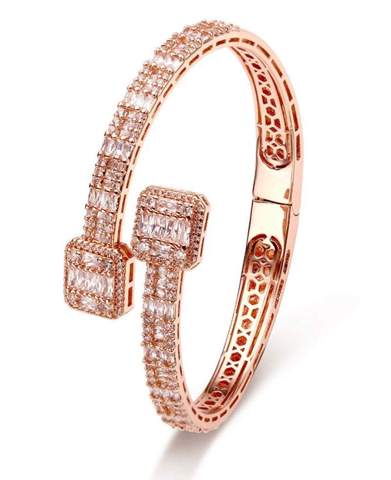 Baguette Square Bangle