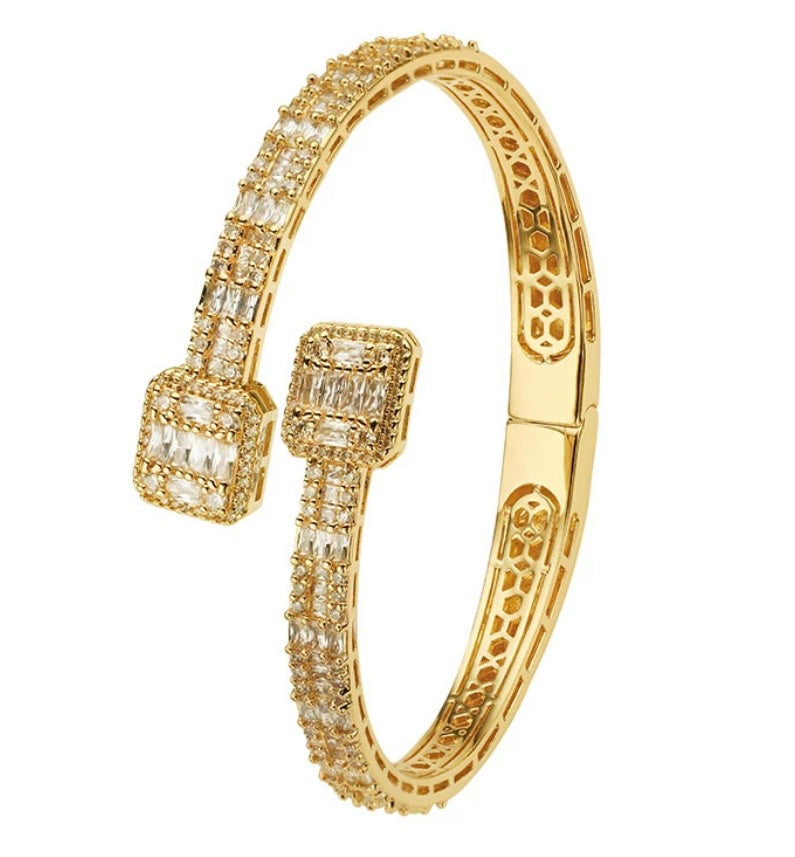 Baguette Square Bangle